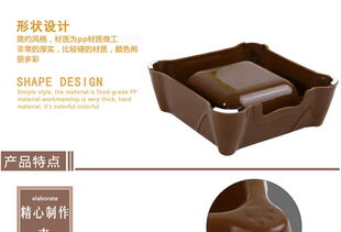 寵博士咖啡色方形碗 為愛犬打造溫馨用餐時光